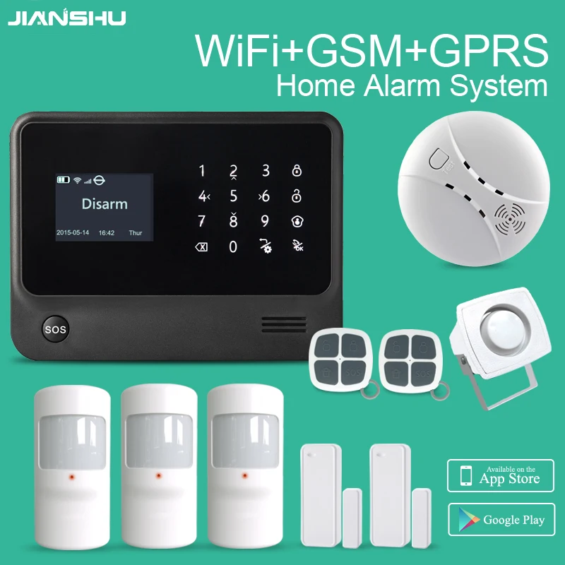 GSM WIFI сигнализация системы умный дом продукты безопасности Работа с детектором