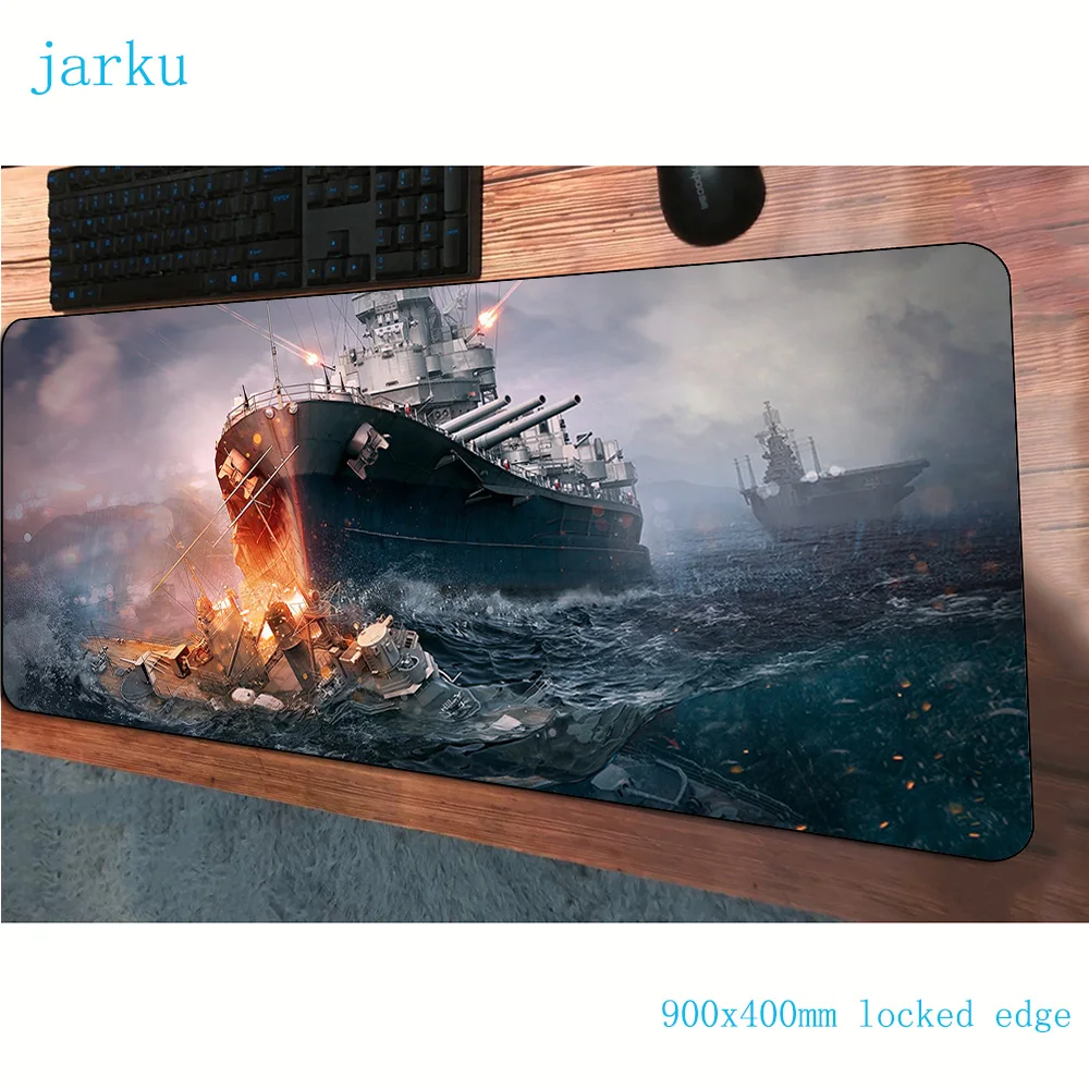 Игровой коврик для мыши world of warship 900x400 мм с HD узором|Коврики мышей| |