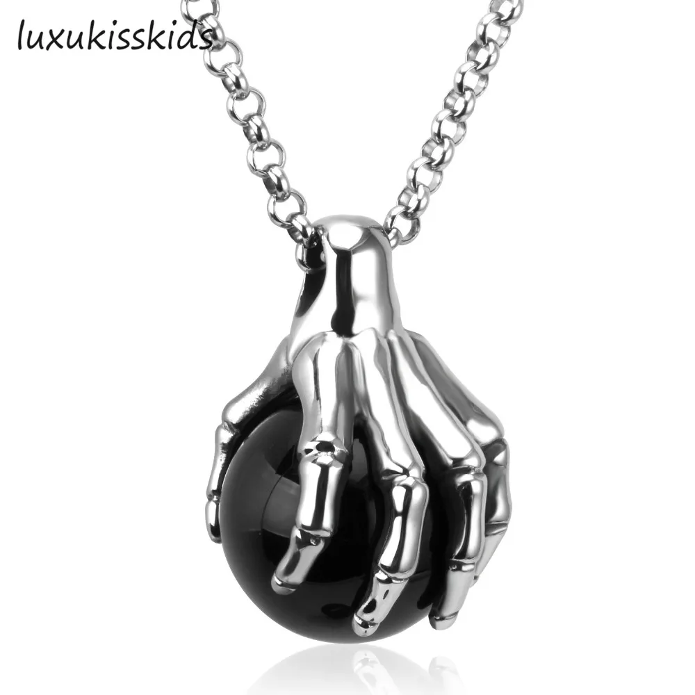 LUXUKISSKIDS Хэллоуин колье модные фоновая фотография в стиле ретро ручная смерти