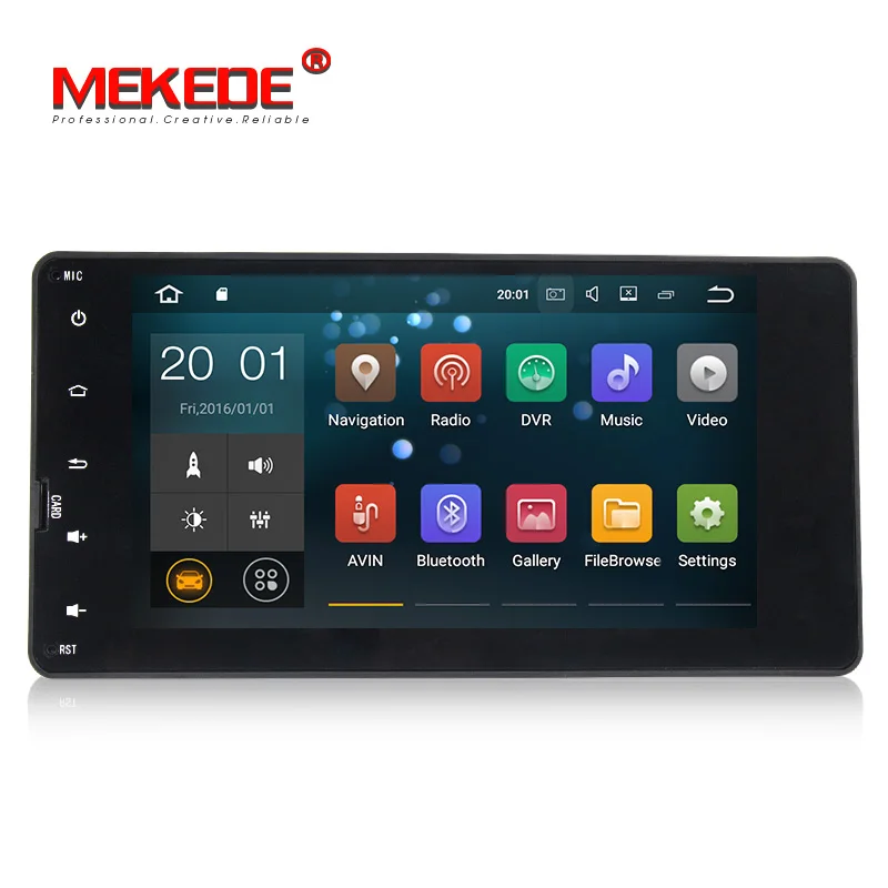 Автомобильный мультимедийный плеер Android 7 1 2G + 16G dvd Радио gps навигационный для