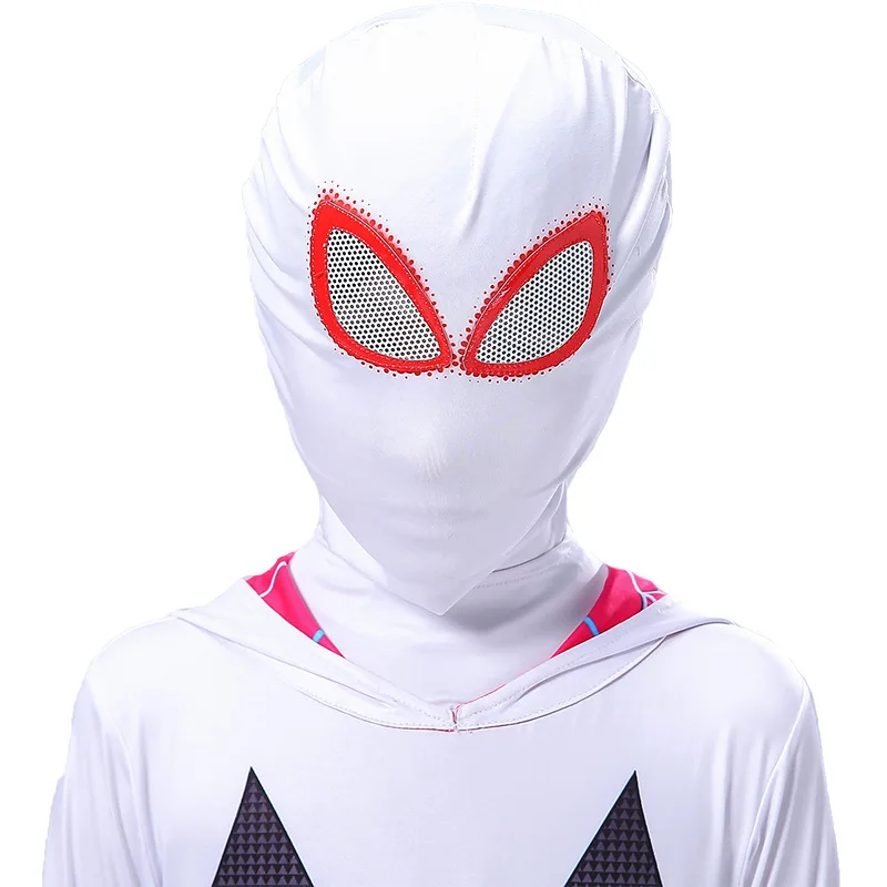 Девушки фантазия Зентаи паук женщина Косплэй дети Spiderwoman костюм комбинезон супергерой Хэллоуин партии боди Необычные наряды
