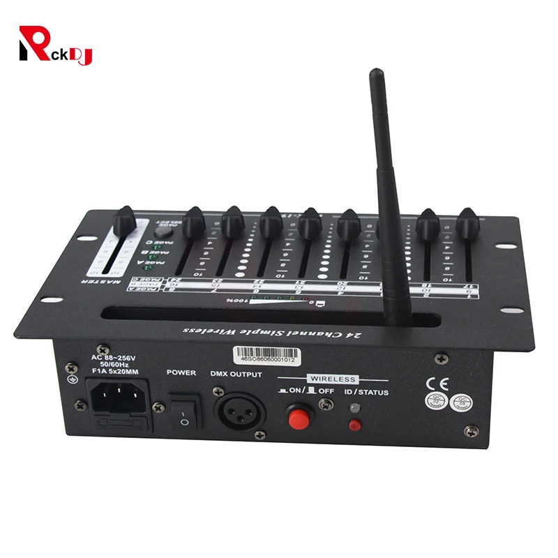 24-канальный Аккумулятор беспроводной контроллер DMX512 система управления для