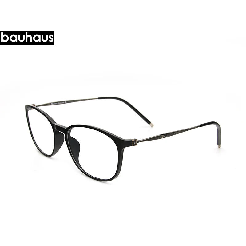 Newbauhaus модные очки для унисекс круглые очки оправа три цвета ретро очки для близорукости - Цвет оправы: C1