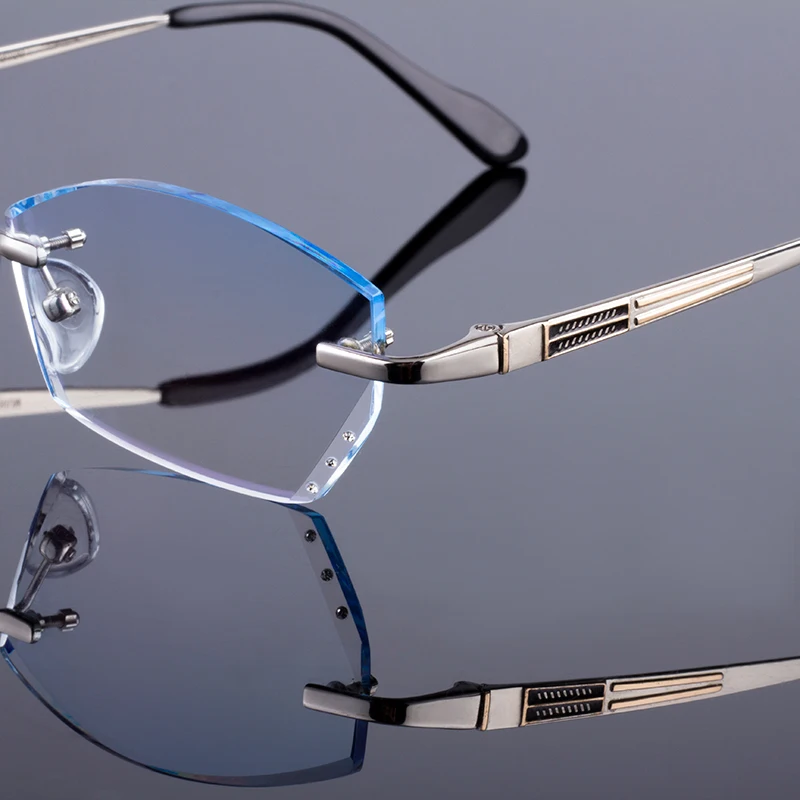 Экстравагантная мужская оправа для очков из титанового сплава Женская без