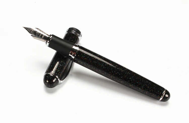 

JINHAO X750 BLACK 0.7mm BROAD NIB FOUNTAIN PEN SHIMMERING SANDS