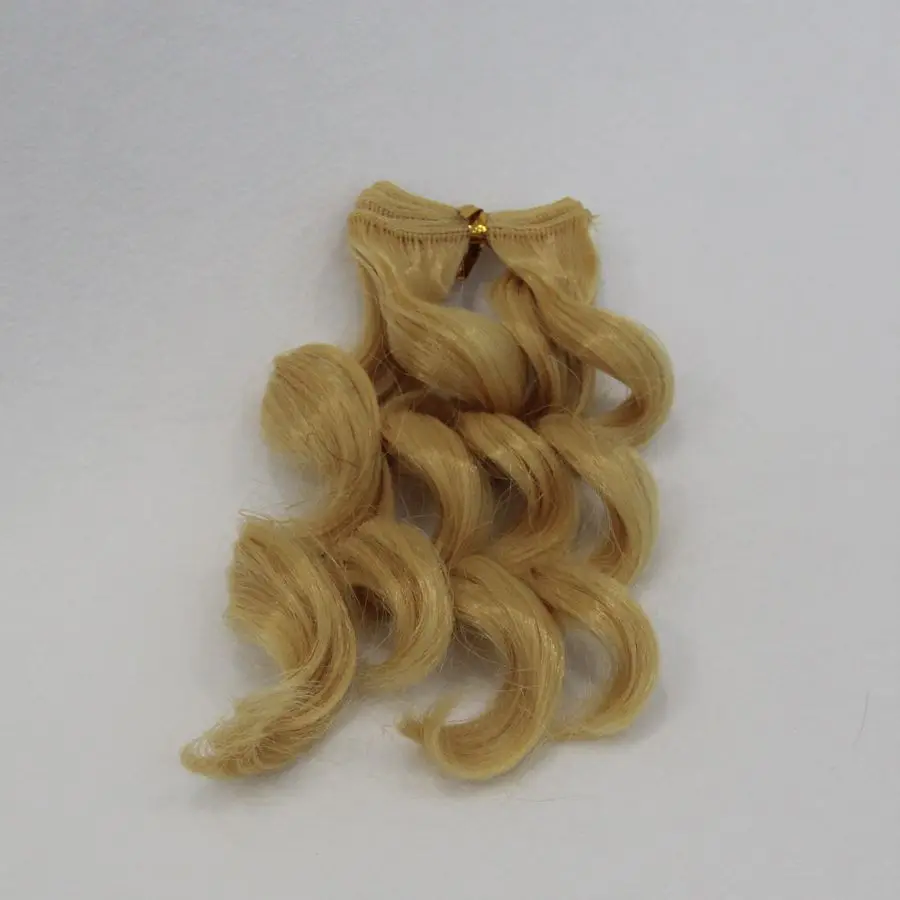 6 Парик для куклы короткий 15 см* 100 см кукольные волосы Diy трессы для 1/6 1/4 1/3 BJD ручной работы SD русские куклы ручной работы аксессуары - Цвет: 6