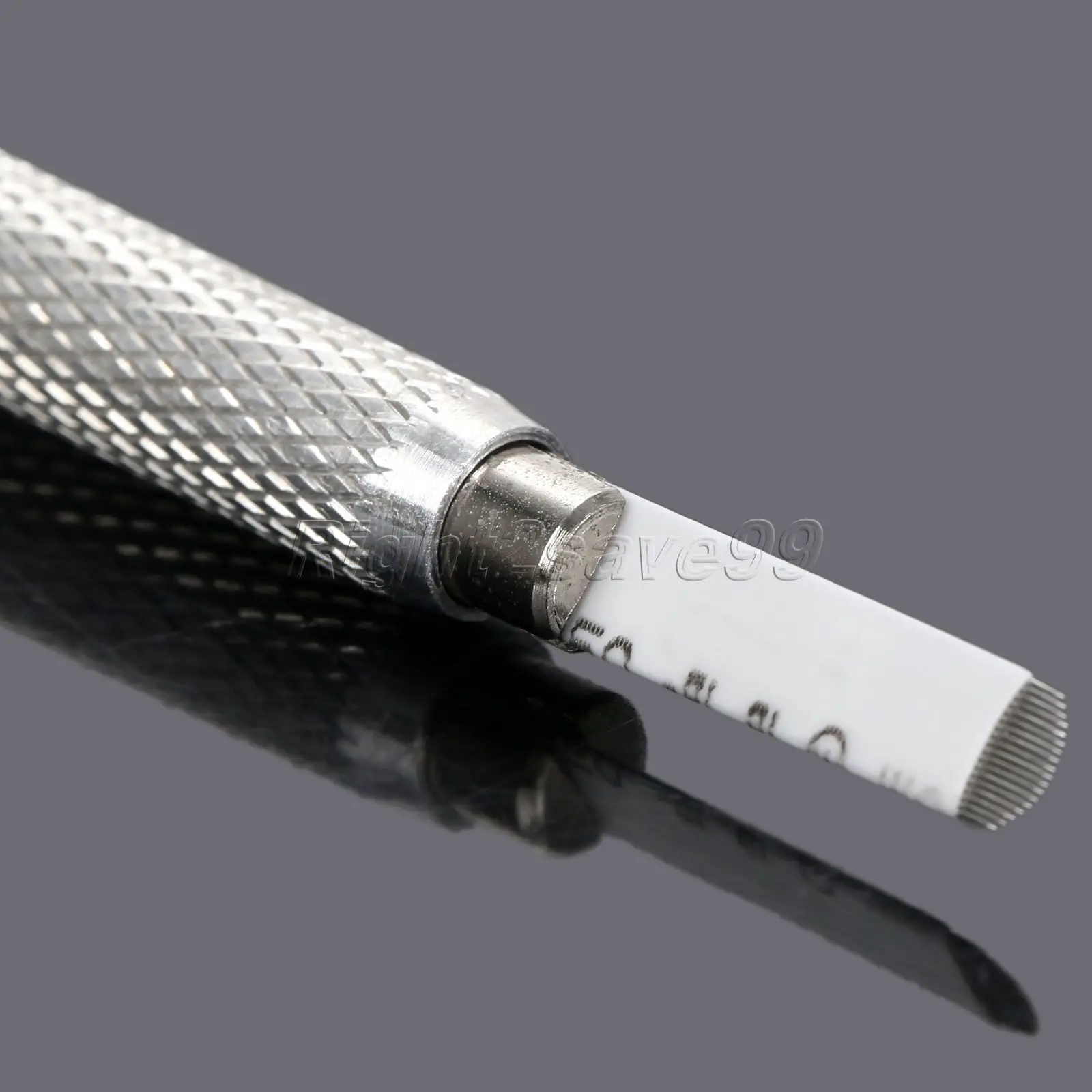 Противотуманная ручка для бровей ручная прямая с прорезями Перманентный макияж