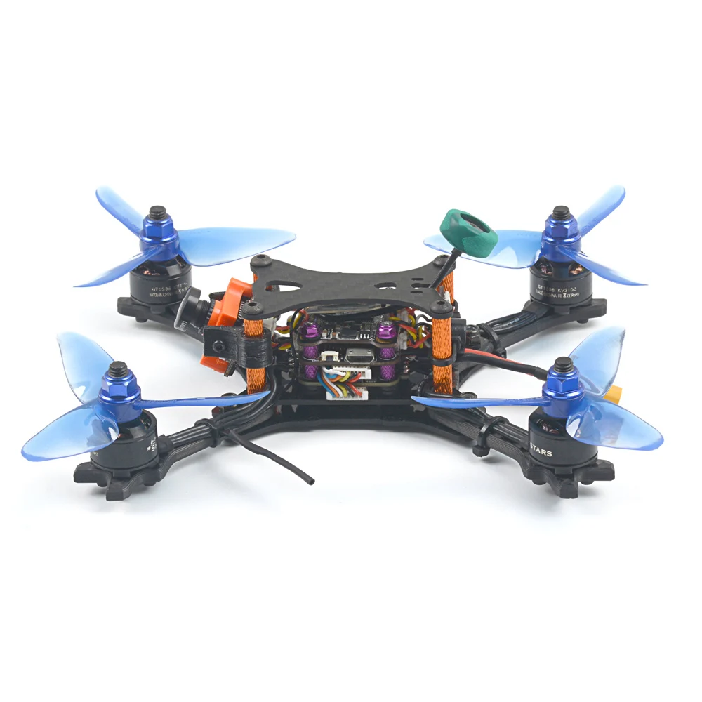 Helifar FUUTON мини микро бесщеточный FPV гоночный Дрон-SPDEIX Blheli_32 25A ESC/питная модель VTX / F4