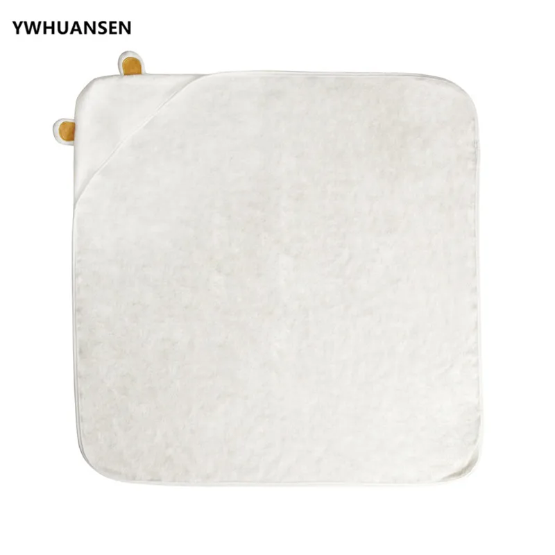 YWHUANSEN 90*90 см осенне-зимнее детское полотенце с капюшоном из бамбукового волокна