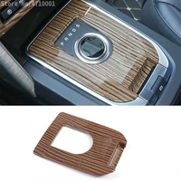 sands wood grain style abs center console gear shift panel cover trim for land rover discovery sport 2015 2018 auto accessories