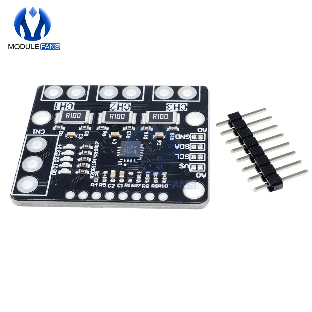 Модуль платы датчика питания IIC I2C INA3221 Замена модуля напряжения источника INA219