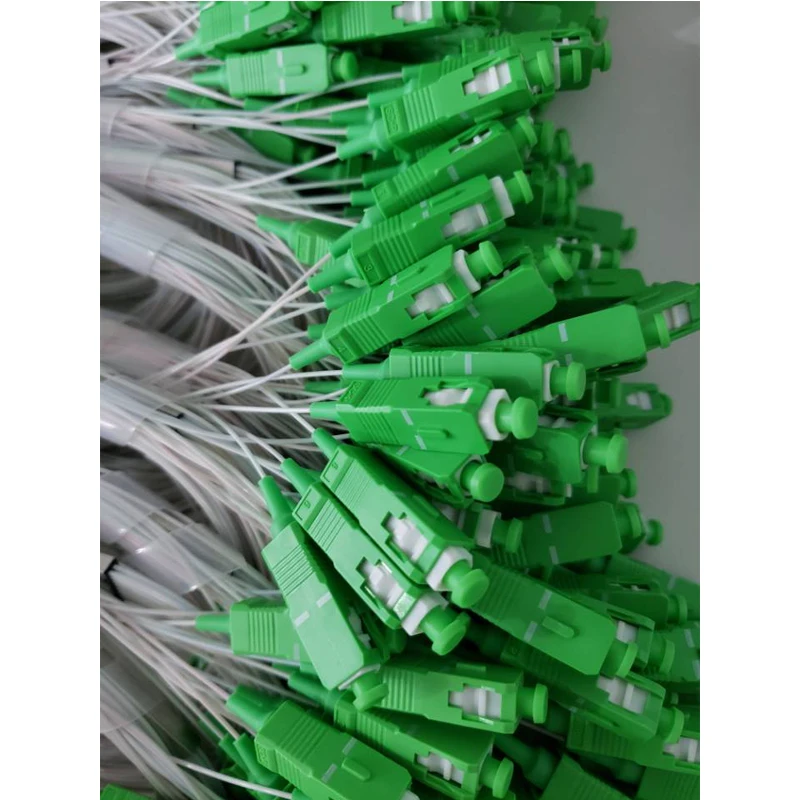 Бесплатная доставка 20 штук SC APC Одномодовый Волоконно Оптический FTTH 0 9 мм Мини ПЛК