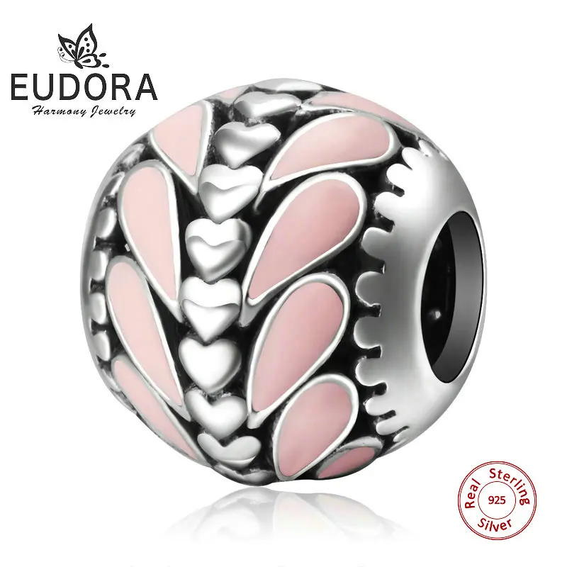 Новое поступление Eudora бриллиантовый Серебряный цветок маргаритки розовые