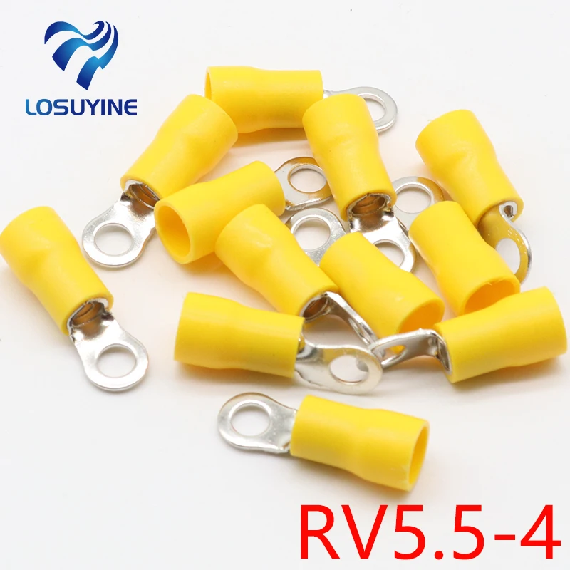 Изолирующие кольца. Клемма RV5.5-5 Yellow. Клемма RV5.5-6 Yellow.