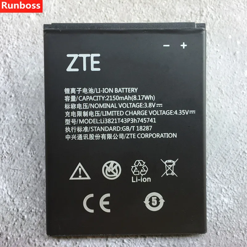 

New 2150mAh Li3821T43P3h745741 Battery For ZTE Blade L5 Plus / ZTE Blade L0510 Cell Phone