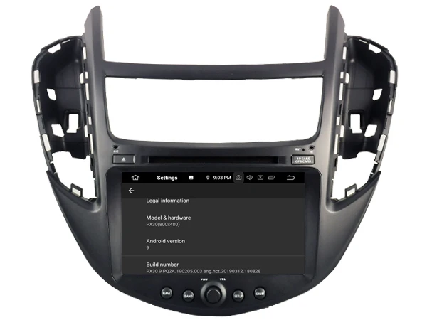 Четырехъядерный Android 9 0 автомобильный dvd-плеер для CHEVROLET TRAX 2013 аудио мультимедиа gps