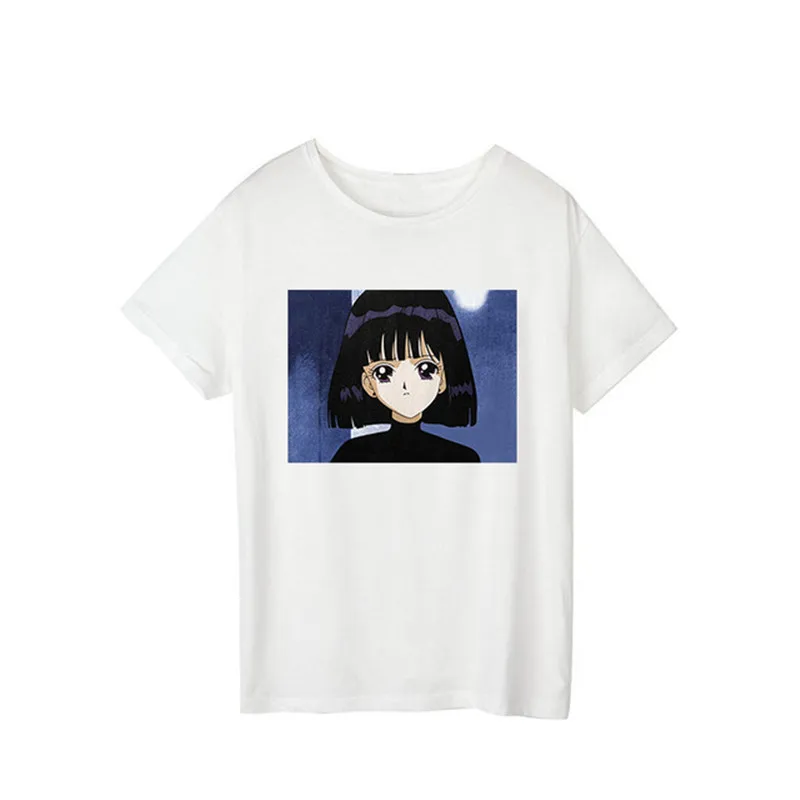 Sailor Moon Summer New Fashion T Shirt Women Harajuku Short Sleeve Women Kawaii Japanese Anime Aesthetic graphic tees tops - Цвет: 0565