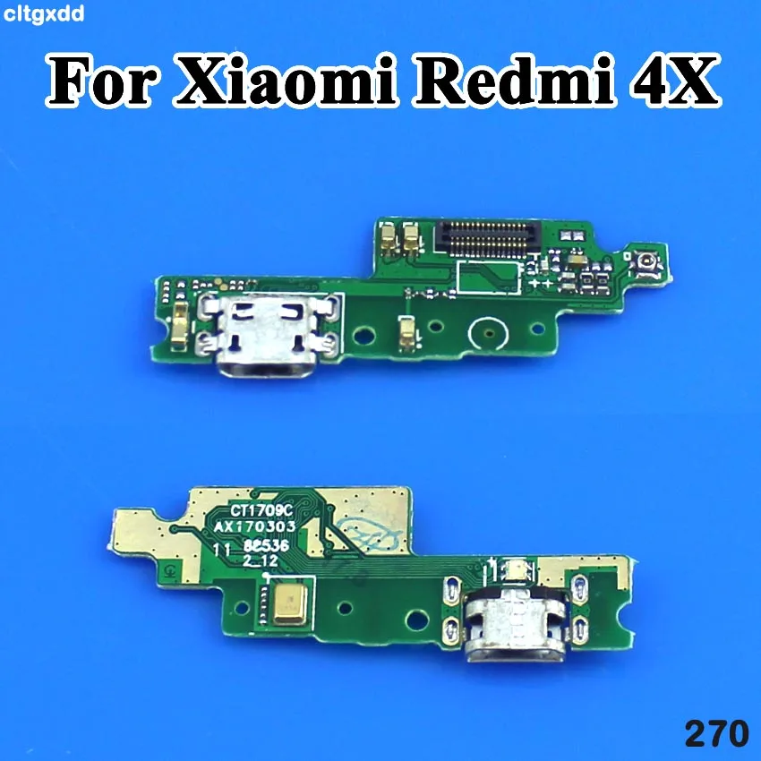 USB разъем для зарядки cltgxdd док станция плата гибкий кабель с микрофоном Xiaomi Redmi 4 Pro