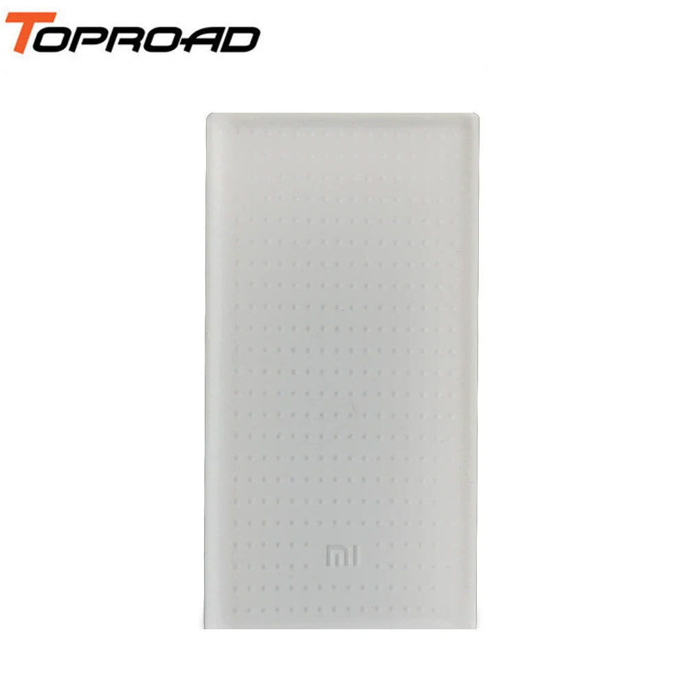 TOPROAD mi power Bank силиконовый чехол для Xiao 20000 мАч Номер модели PLM04ZM резиновый защитный