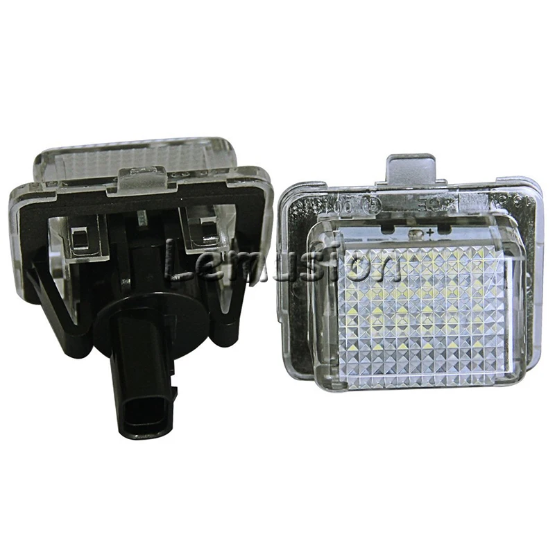 1 пара Автомобильные светодиодные ламсветильник 12 В для номерного знака |