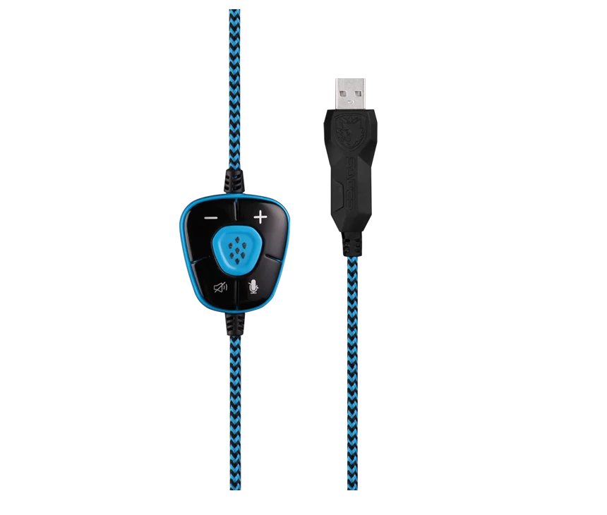 SADES WOLFANG игровая гарнитура USB Gamer наушники Виртуальный 7 1 объемный звук для