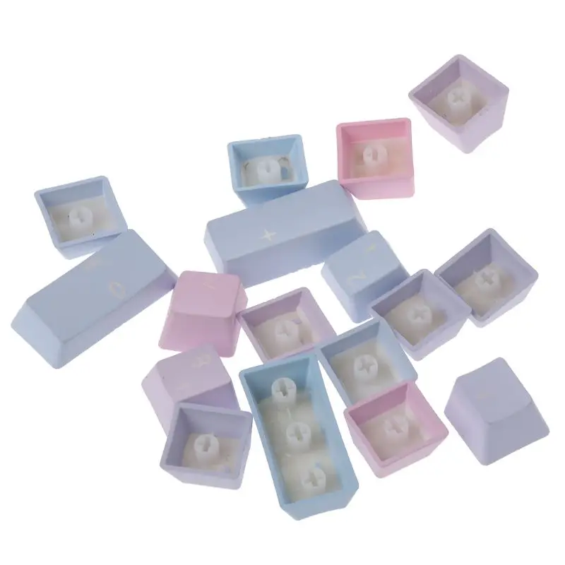 17 клавиш с боковой верхней печатью PBT Keycap для механической клавиатуры MX Switches
