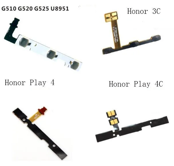 Гибкий кабель kepad power on/off для huawei Honor 5 3C 4X 4C X1 X2 Honor Play 4X/C Наслаждайтесь G510 G730 G9 кнопкой громкости