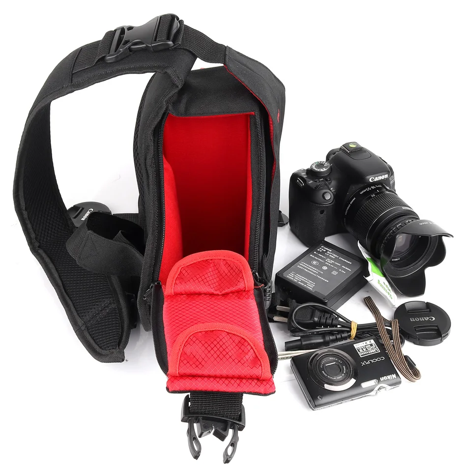 DSLR камера сумка чехол фото рюкзак Треугольник слинг для Sony Canon Nikon открытый