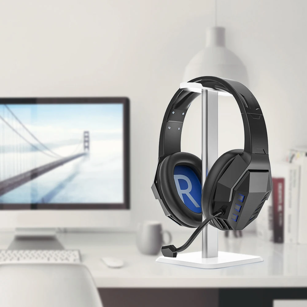 Gaming Headphones Headsets Holder Plastic Headphone Aluminum Alloy ABS Stand Detachable Stable Desktop Bracket | Электроника