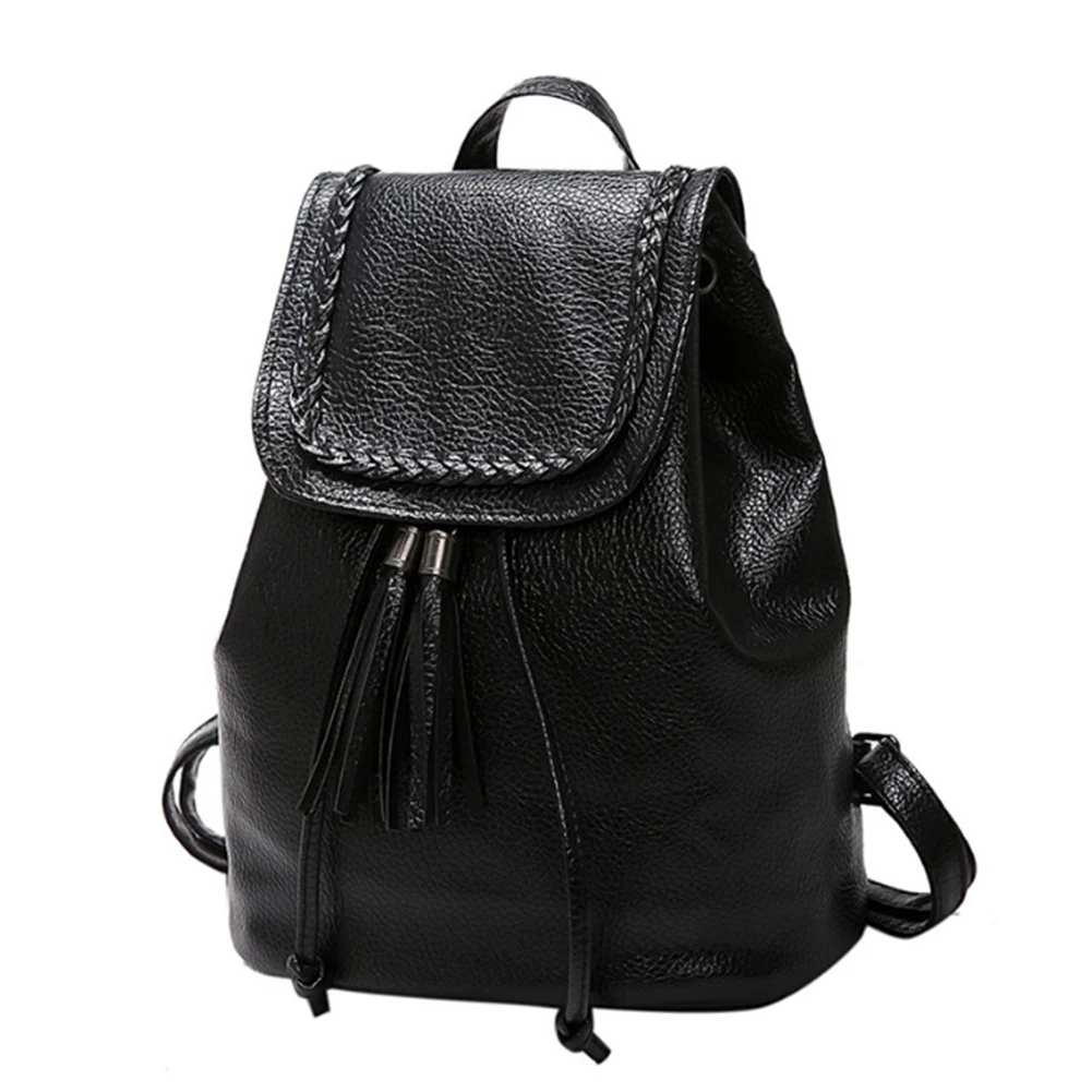 Недорогой женский рюкзак из искусственной кожи винтажный школьный для студенток