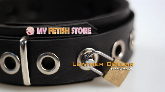

(RD1088)Luxury Customize Handmade Leather Collar Fetish Wear