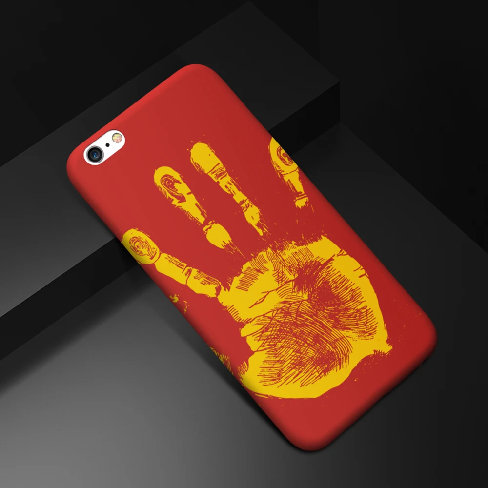 Чехол KISSCASE для iPhone 7 8 термоиндукционный чехол-накладка из ТПУ чехлы Plus 6 s 5 5S SE