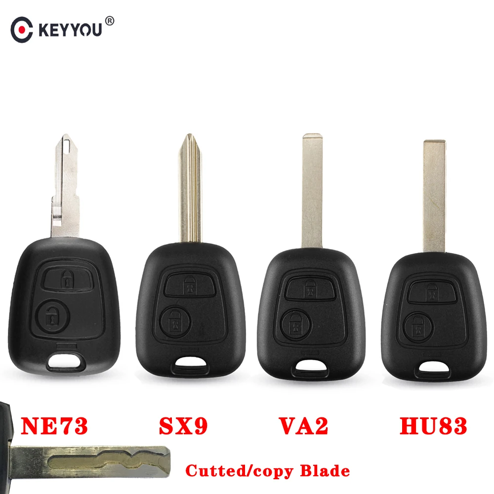 Чехол KEYYOU для Peugeot 106 206 307 107 207 407 Partner Expert Boxer VA2/SX9/HU83/NE73 Blade|Ключ от авто| |