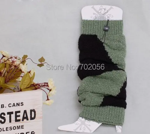 Раздельные комбинированные гетры в стиле пэчворк для балетных танцев