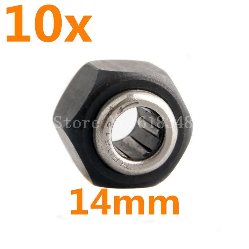 Оптовая продажа 10 шт./лот 14 мм гайка односторонний подшипник R025 HSP для моделей