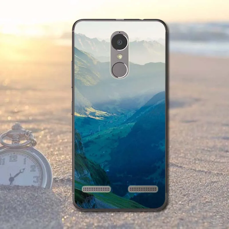 Чехол для lenovo K6 силиконовый чехол из мягкого термопластика 3D Окрашенные Coque