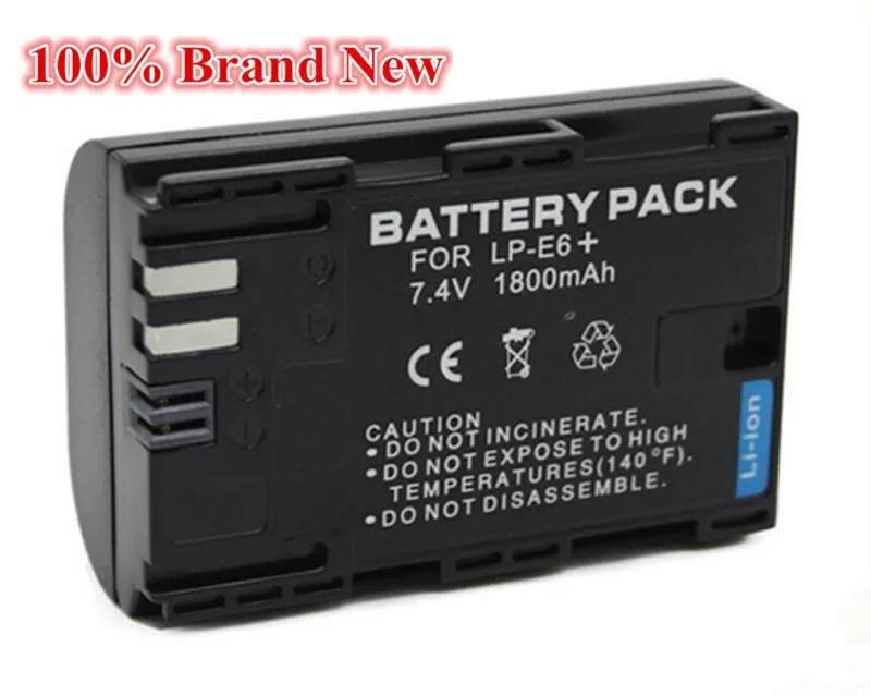 1800 мАч 100% Новый Сменный аккумулятор для камеры Canon LP E6 EOS 7D 60D|battery lg optimus 3d|battery