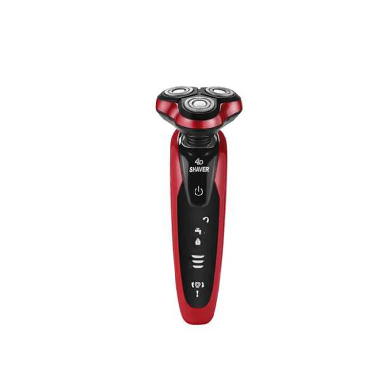 Shaver Only Red TINTON LIFE Мужская 4D электробритва 4 в 1 триммер для бороды перезаряжаемая Бритва для мужчин станок для бритья уход за лицом электробритва - Цвет: Shaver Only Red