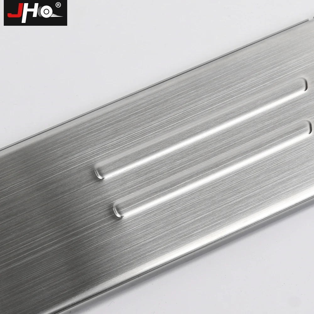 JHO стальной светодиодный светильник накладка на порог для Jeep Grand Cherokee 2011- 12 13 14 15 16 17 защита от царапин аксессуары