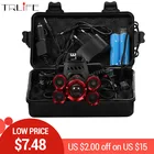 5 * T6 светодиодный фонарь зум-фонарик Кемпинг Рыбалка налобный фонарь Использование 2*18650 аккумуляторACавтомобильUsbзарядка