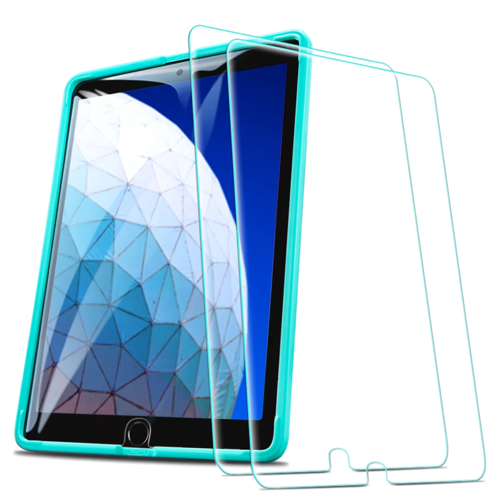 ESR закаленное стекло для iPad 7 Generration 10,2 Air 3 iPad Pro 10,5 Защитная пленка для экрана 9H стеклянная пленка для iPad 7th Gen Air3 2pc