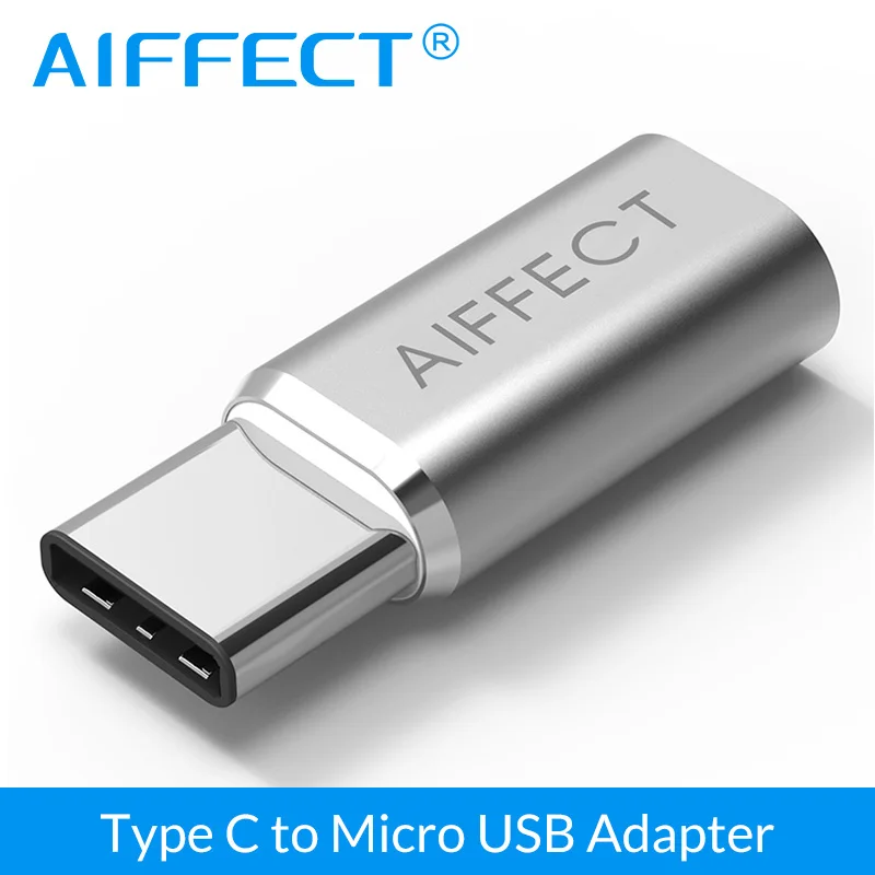 Адаптер AIFFECT Type C к адаптеру Micro USB type-C конвертеру B для мобильных телефонов