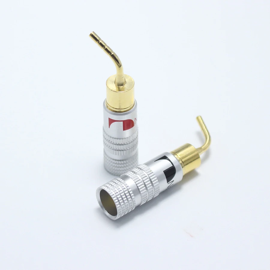 Новый золотистый динамик Nakamichi Pin Angel 2 мм банановый штекер для динамика проводной
