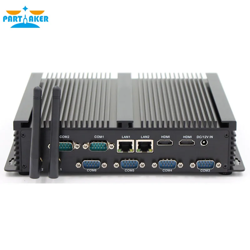 Безвентиляторный мини ПК Barebone Core i7 5500U i5 4200U i3 5005U Windows 10 прочный Чехол ITX