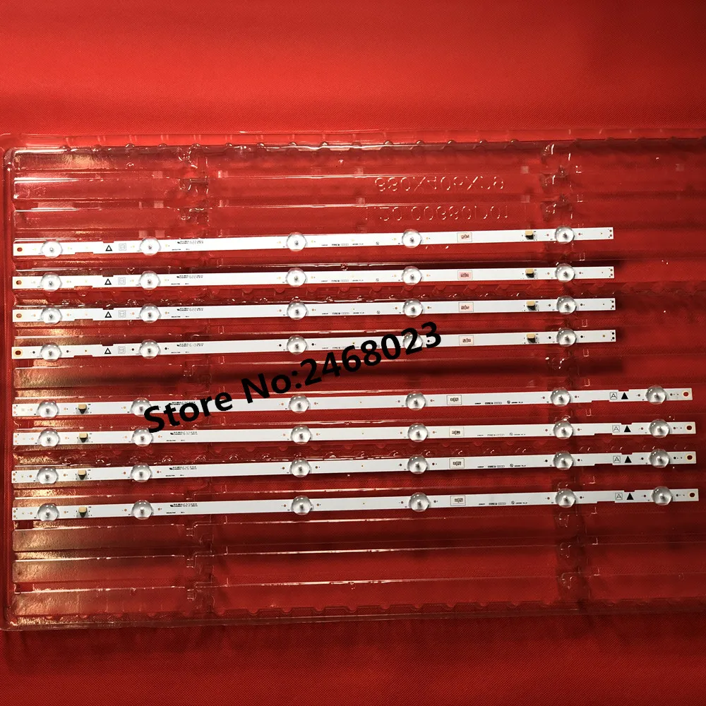Новый комплект из 8 светодиодный ных лент для подсветки 55PFL5601 55W5S1P 55W6S1P LB55084 VDU