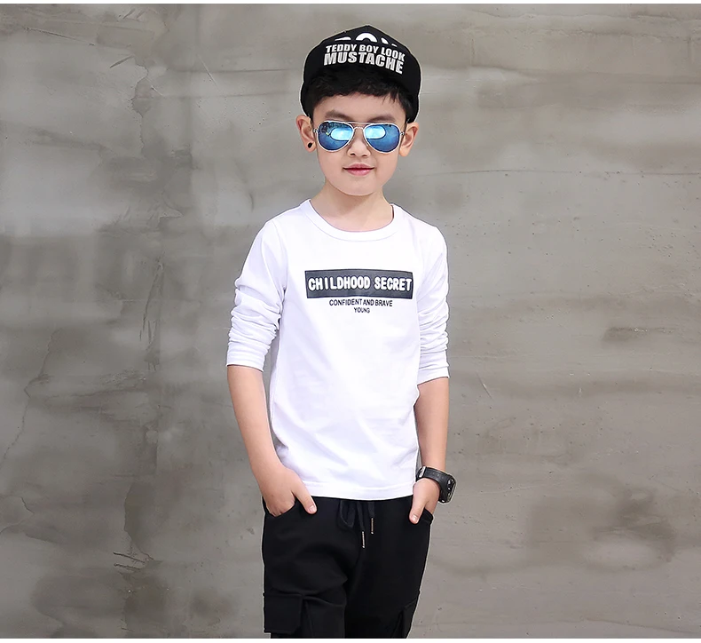 Pioneer Kids распродажа весенняя футболка для мальчиков детская одежда мальчики принт футболки с длинными рукавами высококачественные детские хлопковые футболки