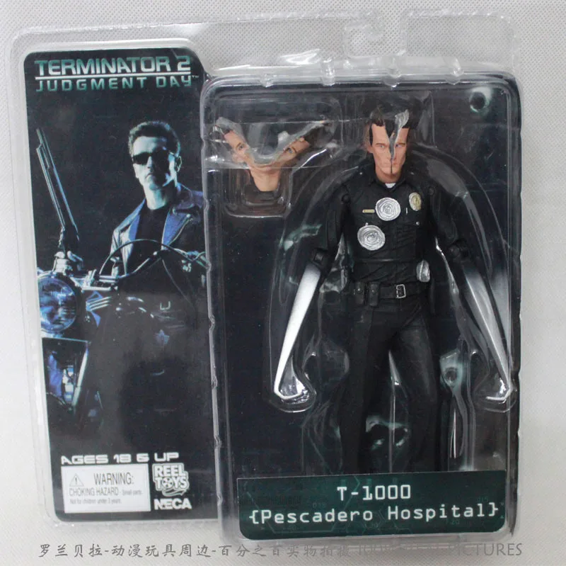 Pescadero Hospital NECA Терминатор 2 фигурка T-800 эндоскелет Классическая фигурка игрушка " 18 см 7 стилей - Цвет: Pescadero Hospital