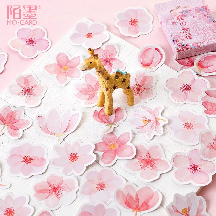45 шт./упак. Sakura показать наклейки декоративные канцелярские Скрапбукинг Diy