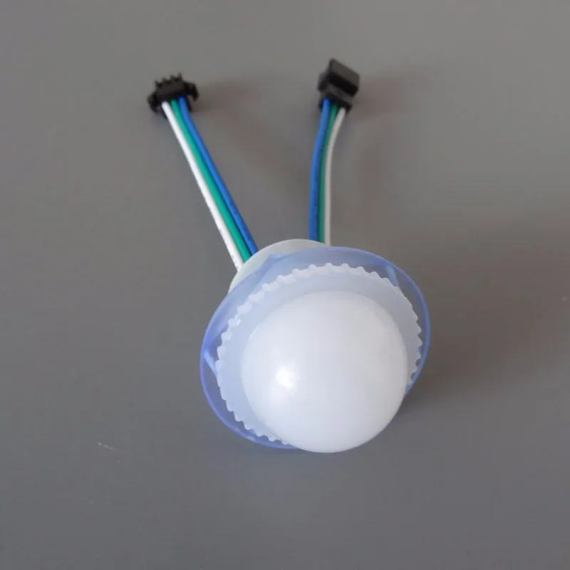 Светодиодный пиксельный модуль WS2811 26 мм 3 светодиода 5050 SMD RGB вход 12 В постоянного