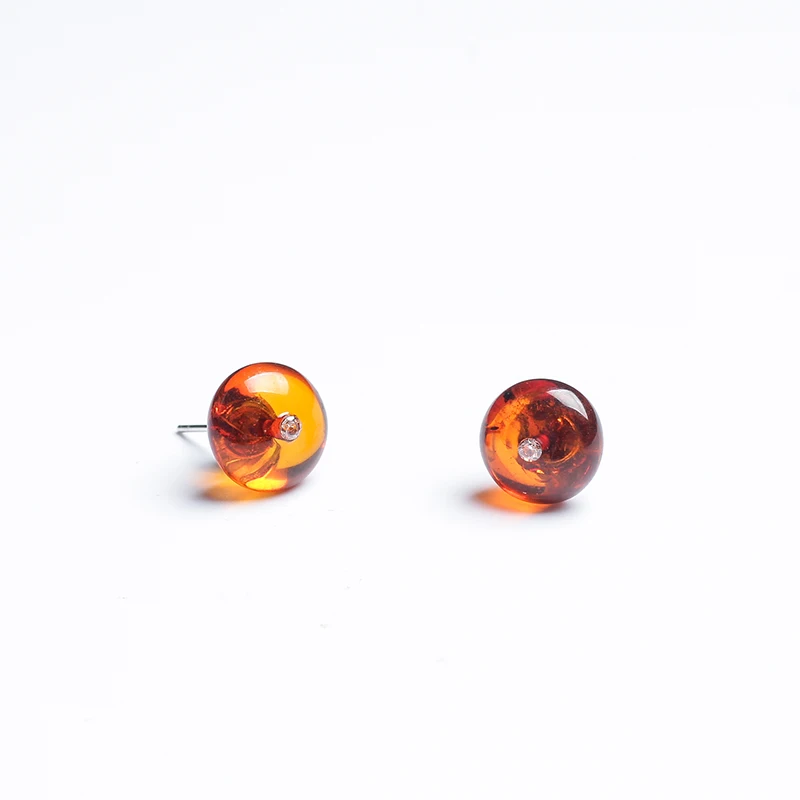 Роскошный стиль серьги из стерлингового серебра 925 пробы инкрустированные 100%